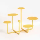 Design Sweets Stand in Painted Steel Made in Italy - Pennellope Viadurini