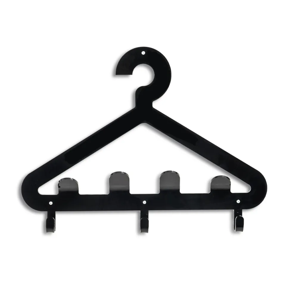 Wall Coat Hanger Recyclable Plexiglass Hanger 2 Pieces - Tirreno Viadurini