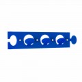 Wall Coat Hanger in Colored Plexiglass with 3 Hooks, 2 Pieces - Fratack