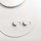 Modern Wall Coat Rack in Steel with Mirror Made in Italy - Pilippo Viadurini