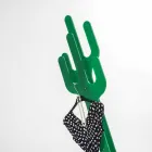 Contemporary green design coat rack Cactus, made in Italy Viadurini