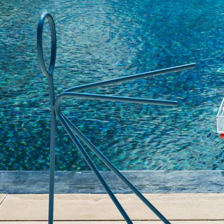 3 Pieces Steel Coat Stand Made in Italy - Steward by Myyour Viadurini