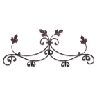 Classic Style Coat Rack in Tubular Iron Made in Italy - Tappo Viadurini