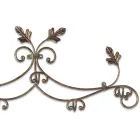 Classic Style Coat Rack in Tubular Iron Made in Italy - Tappo Viadurini