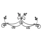 Classic Style Coat Rack in Tubular Iron Made in Italy - Tappo Viadurini
