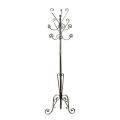 Tubular Iron Coat Hanger Black Silver Finish Made in Italy - Puntina