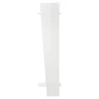 Oblique Design Coat Stand in Glossy White Wood or Slate - Joris Viadurini