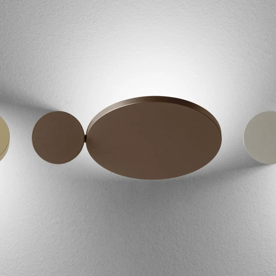345° Rotating Metal Wall Light Made in Italy - Lumi Viadurini