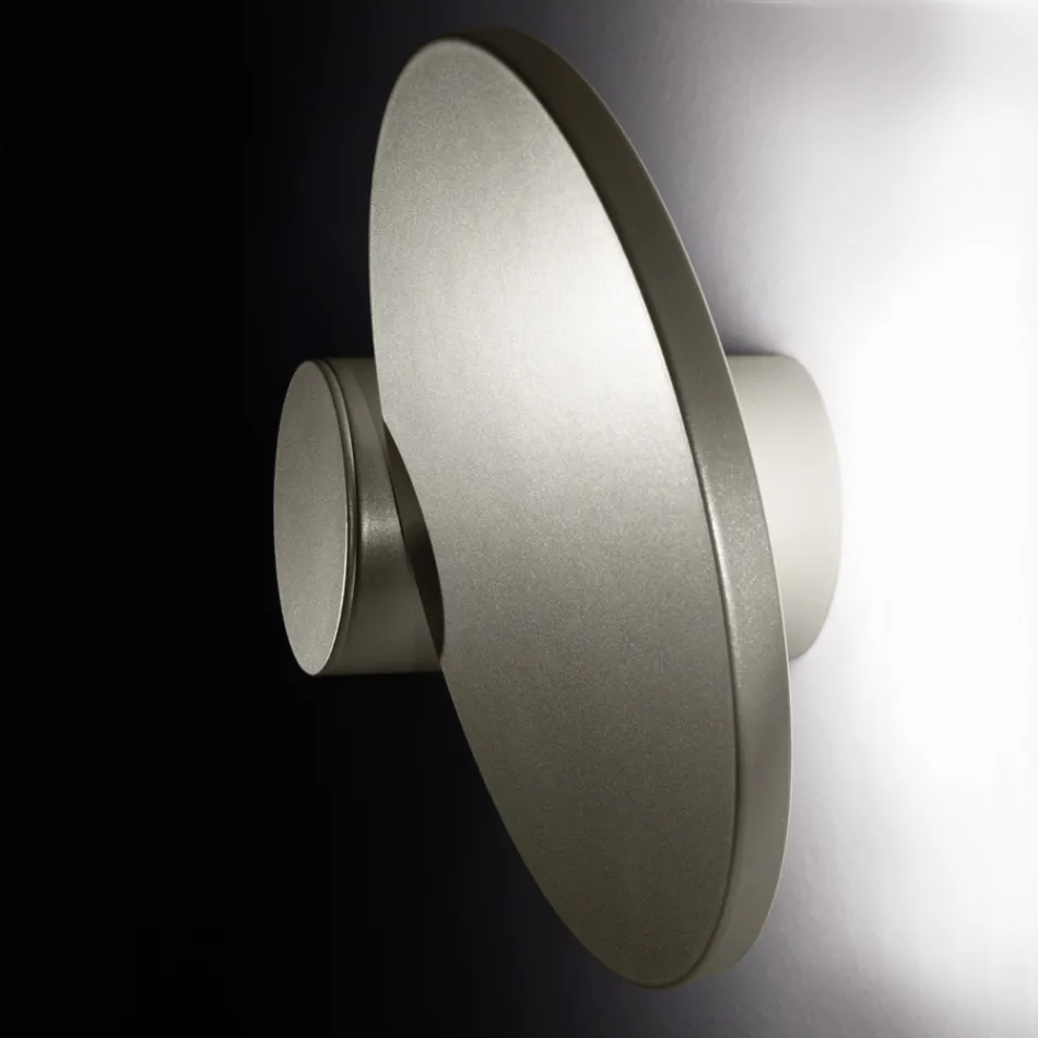 345° Rotating Metal Wall Light Made in Italy - Lumi Viadurini