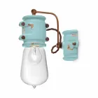 Applique urban style spotlight in handicraft ceramic Beth Ferroluce Viadurini