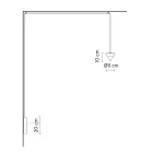 Wall Light in Black Aluminum and Cone Great Minimal Design - Mercado Viadurini