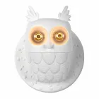 Wall Sconce 2 Lights in Matt White Ceramic Modern Design Owl - Owl Viadurini