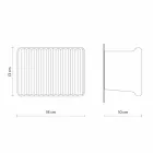 Wall Sconce with 3 Led Lights in Matt White Ceramic with Umarell - Ometto Viadurini