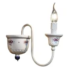 Artisan Wall Sconce in Ceramic and Hand Painted Brass - Sanremo Viadurini