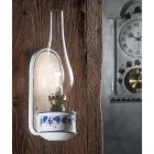 Vintage Design Ceramic Wall Sconce with Hand Painted Decoration - Pompeii Viadurini