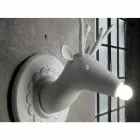 Wall Applique in Matt White Ceramic Modern Design in Cervo - Memento Viadurini