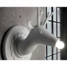 Wall Applique in Matt White Ceramic Modern Design in Cervo - Memento Viadurini