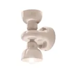 Ceramic Wall Sconce with 2 Lights Made in Italy - Berimbau Viadurini