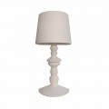 Wall Lamp in Paintable Ceramic with Modern Design Lampshade - Cadabra