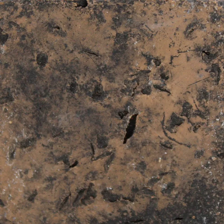 Handcrafted Applique in Tuscan Majolica and Brass Made in Italy - Toscot Rossi Viadurini