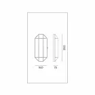 Handcrafted Wall Lamp in Glass and Brass 1 or 2 Lights - Bound by Il Fanale Viadurini