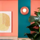 Wall light with opaline glass diffuser Made in Italy - Bumbum Viadurini