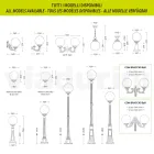 Outdoor Wall Lamp in Die-Cast Aluminum and Acrylic Sphere - Trovanero Viadurini