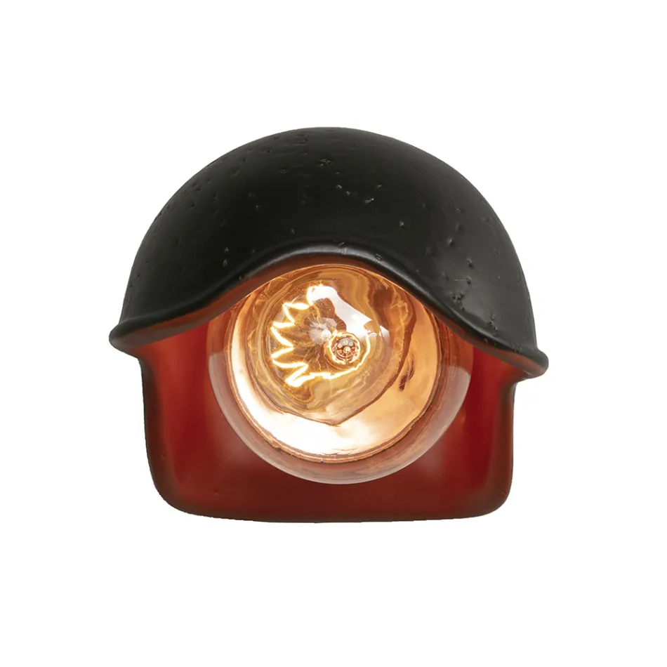 Tuscan Majolica Outdoor Wall Lamp Handmade in Italy - Toscot Bistrò Viadurini