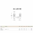 Contemporary outdoor brass and copper Attila Viadurini