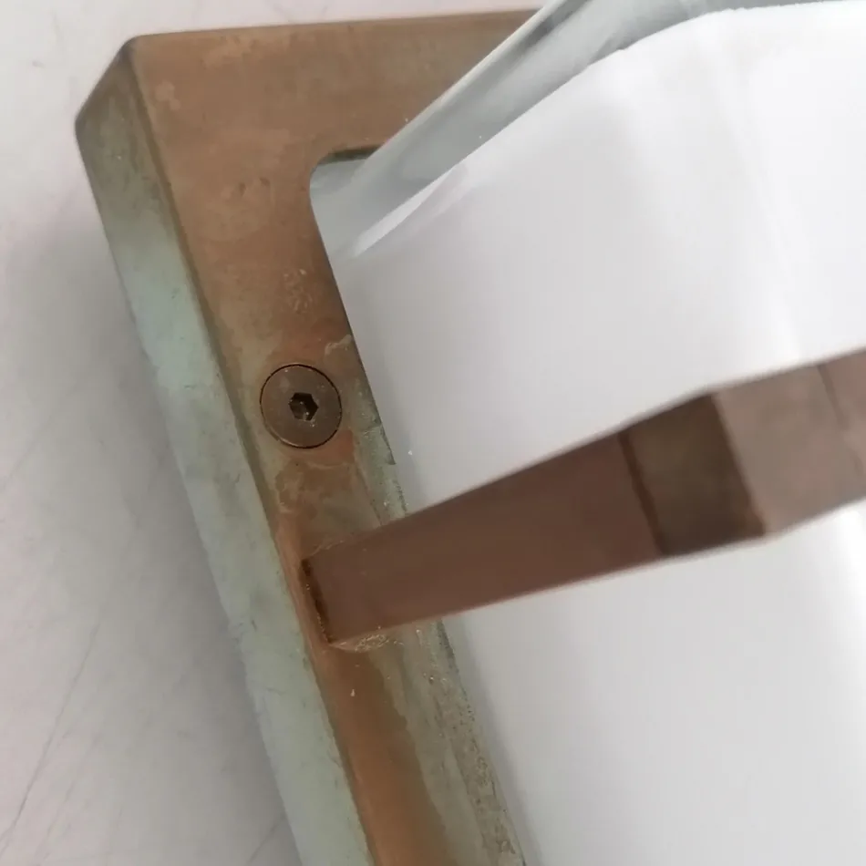 Brass Outdoor Wall Light, E27, and Geometric Style Made in Italy - Crystal Viadurini