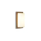 Vintage Brass Outdoor Wall Light with E27 Socket and IP44 - Crystal Viadurini