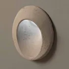 Oval outdoor wall lamp, in colored terracotta Oval - Toscot Viadurini