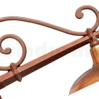 Vintage Outdoor Wall Lamp in Aluminum and Brass Made in Italy - Adela Viadurini