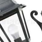 Garden Applique in Aluminum and Transparent Glass Made in Italy - Scintilla Viadurini