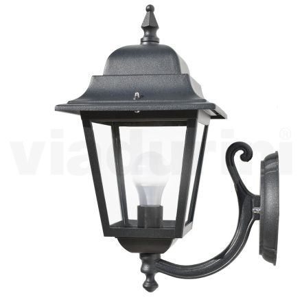 Garden Applique in Aluminum and Transparent Glass Made in Italy - Scintilla Viadurini