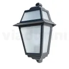 Outdoor Wall Light in Anthracite Aluminum and Glass Made in Italy - Elric Viadurini