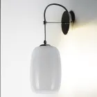Artisan Wall Light in Blown Venice Glass 16 cm - Bamboo Viadurini