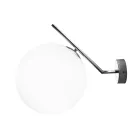 Hand-blown Venetian Glass Wall Light - Snow Viadurini