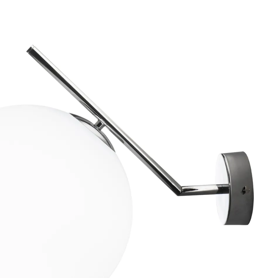 Hand-blown Venetian Glass Wall Light - Snow Viadurini