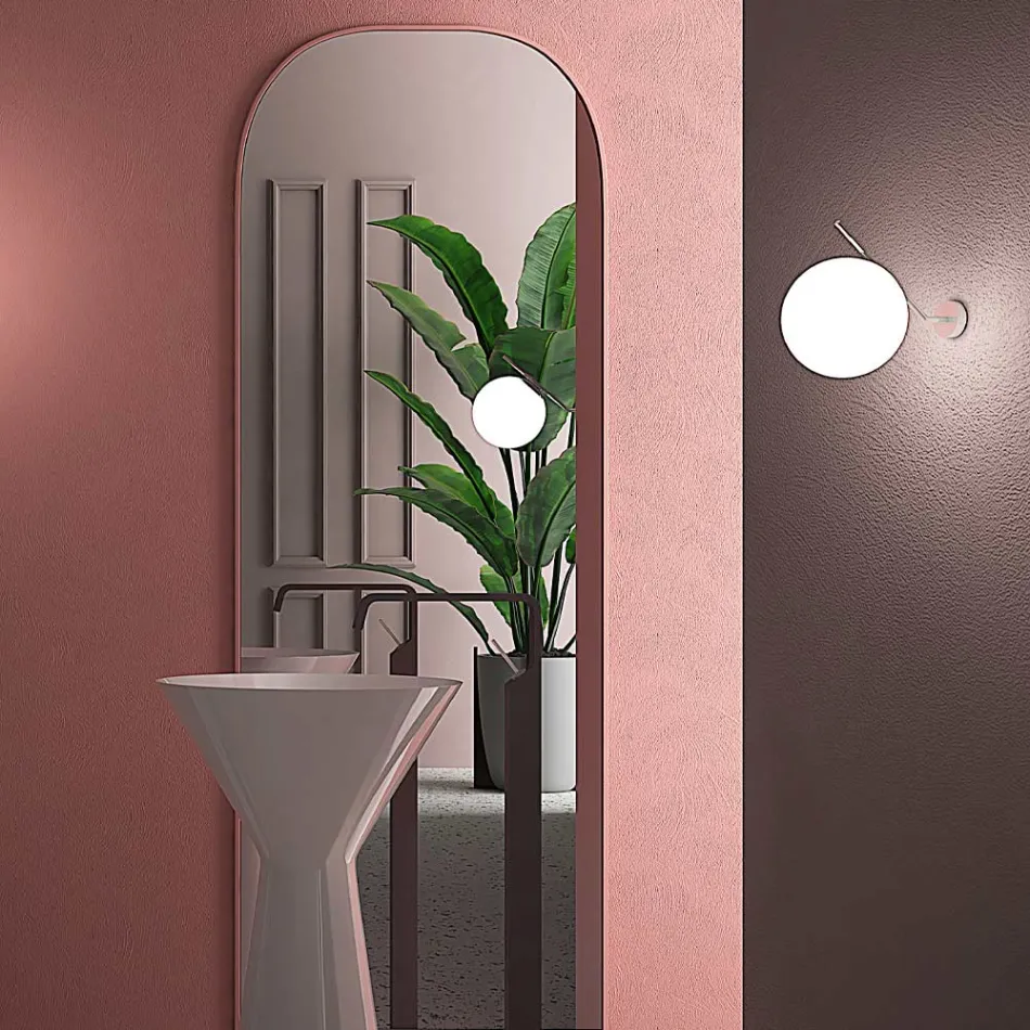 Hand-blown Venetian Glass Wall Light - Snow Viadurini