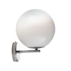 Isotta - White Venetian Glass Wall Sconce Made in Italy Viadurini