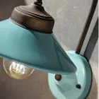 Lights in colored ceramic wall and brass Alice Ferroluce Viadurini