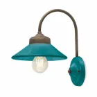 Lights in colored ceramic wall and brass Alice Ferroluce Viadurini