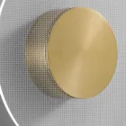 Nora - Metal Wall Light with Micro-Dotted Plexiglass Diffuser Viadurini