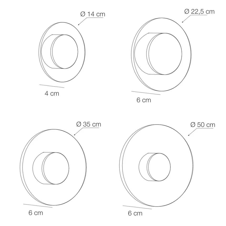 Nora - Metal Wall Light with Micro-Dotted Plexiglass Diffuser Viadurini