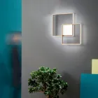Modern - Formal Gold Painted Metal Wall Light with LED Viadurini