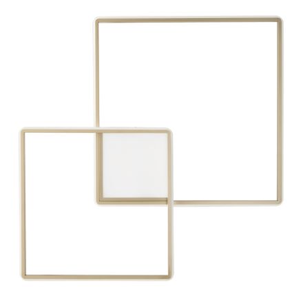 Modern - Formal Gold Painted Metal Wall Light with LED Viadurini