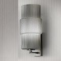 Wall Sconce in Hand Blown Glass in Venice and Metal - Satomi