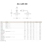 Nabucco wall light by Aldo Bernardi, brass line lighting Viadurini