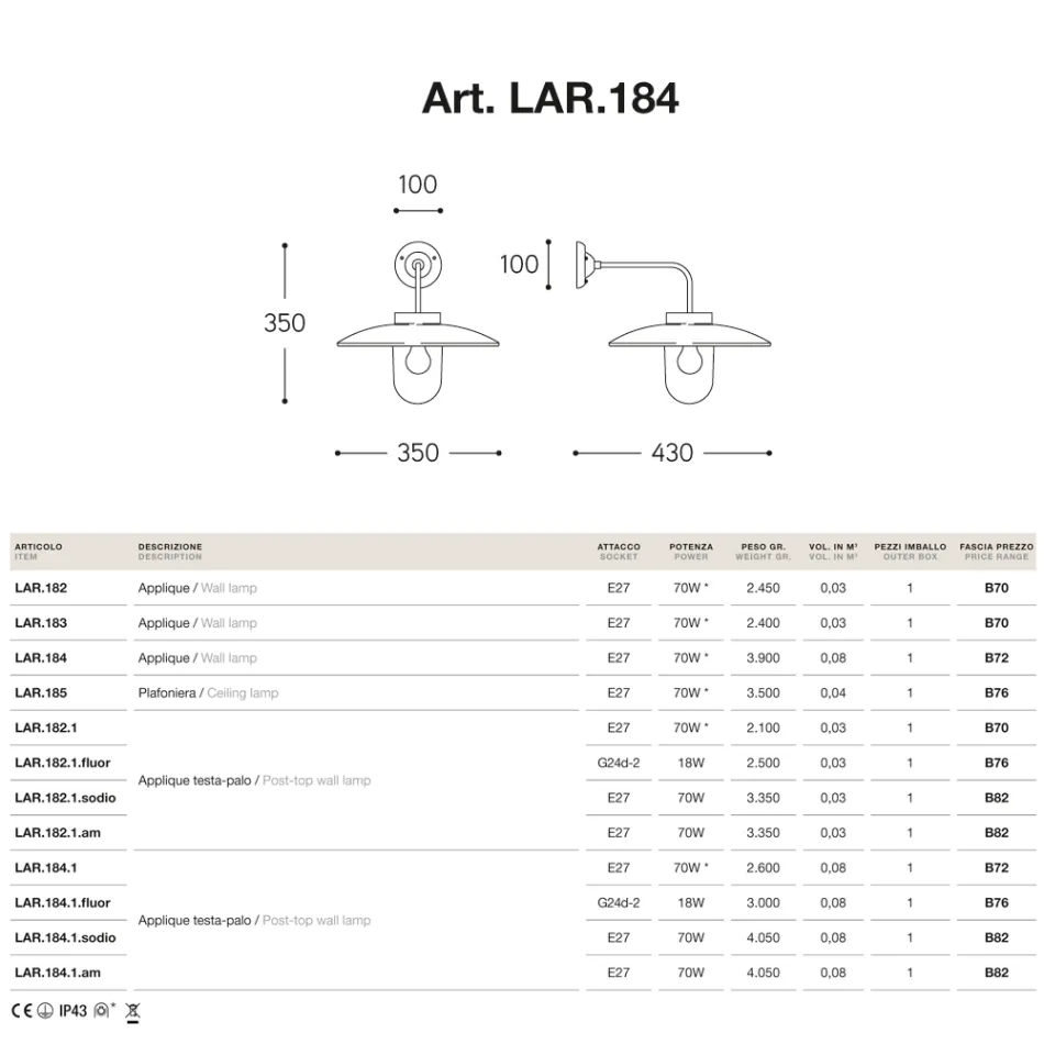 Nabucco wall light by Aldo Bernardi, brass line lighting Viadurini